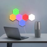 Premium Modular Quantum Multicolor Lights with Touch Sensor & Remote control (Hexagonal Wall Lights) 4
